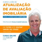 Online – Curso Livre de Atualização de Avaliação Imobiliária – Para Corretores de imóveis com CNAI